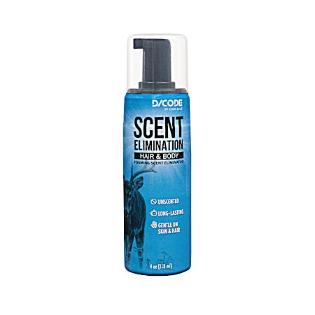 4 oz. Scent Elimination Unscented Hair & Body Foaming Scent Eliminator 