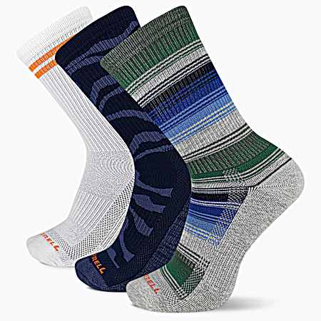Men's Repreve Crew Socks - 3 Pk
