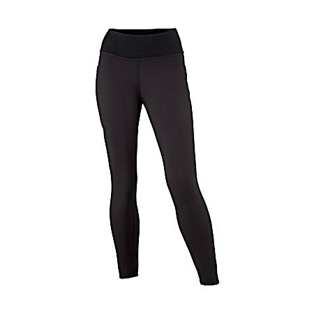 Women's Force Black Heavyweight Stretch Base Layer Pant
