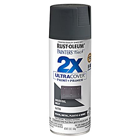 12 oz Painter's Touch 2X Ultra Cover Satin Spray Paint & Primer