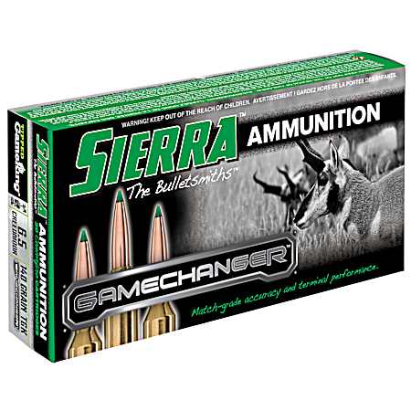 GameChanger 6.5MM Creedmoor 140 Gr. Tipped GameKing Rifle Ammo - 20 Rounds