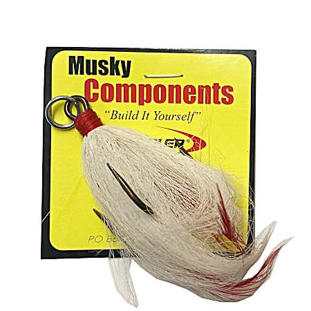 #5 White Tied Treble Hook
