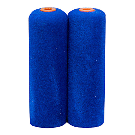 4 in. High Density Flocked Foam Mini Rollers Refills - 2 Pk.
