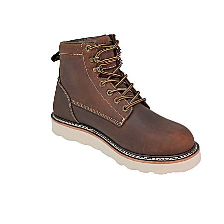 Men's Brown 6 in. Meadow Comp Toe Work Boots