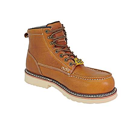 Men's Tan 6 in. Apex Comp Toe Work Boots