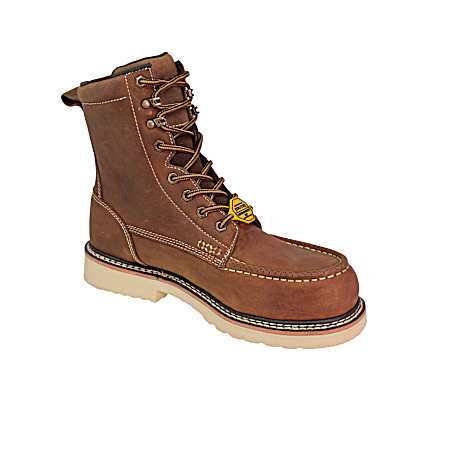 Men's Brown 8 in. Apex Comp Toe Work Boots
