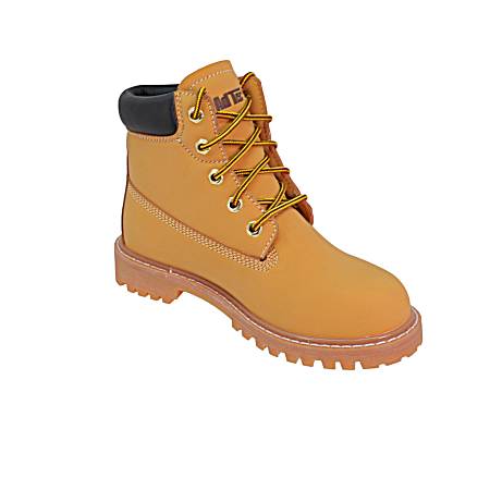 Kids' Wheat Nubuck 6 in. Work Boots