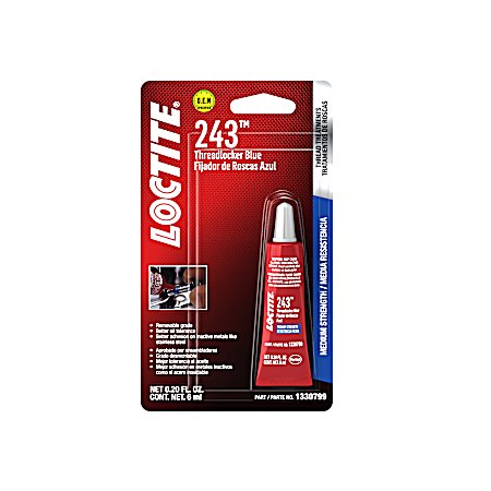 .20 fl oz Threadlocker Blue 243 Medium Strength