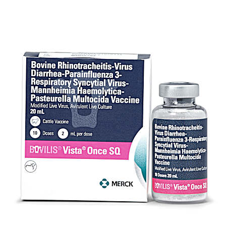 VISTA ONCE SQ Cattle Vaccine - 10 Dose