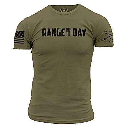 Men's Military Green Range Day Short Sleeve Shirt