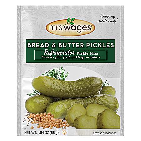1.94 oz Refrigerator Bread & Butter Pickle Mix