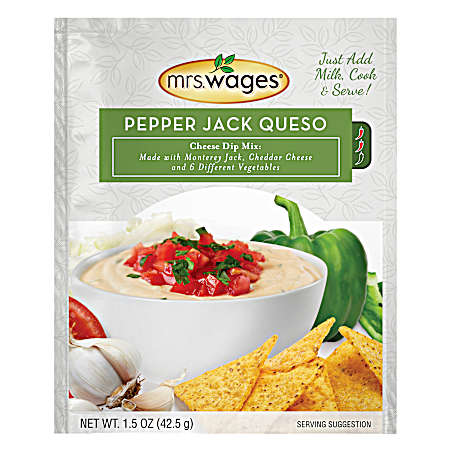 1.5 oz Pepper Jack Queso Cheese Dip Mix