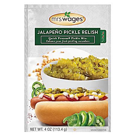 4.0 oz Quick Process Medium Jalapeno Pickle Relish