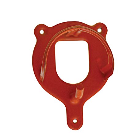 Red Metal Bridle Holder