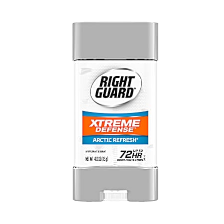 4 oz Men's Xtreme Defense Antiperspirant Deodorant Gel - Arctic Refresh