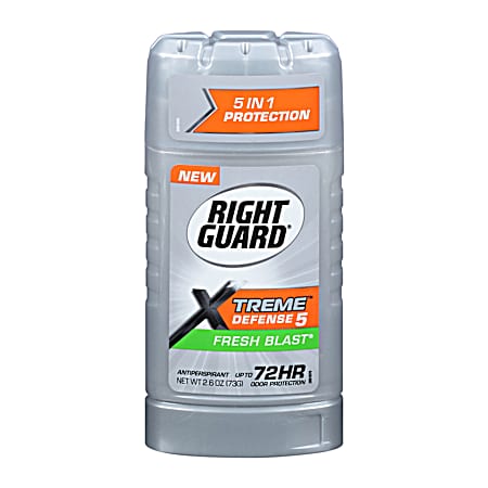 2.6 oz Xtreme Defense Invisible Solid Antiperspirant Deodorant - Fresh Blast