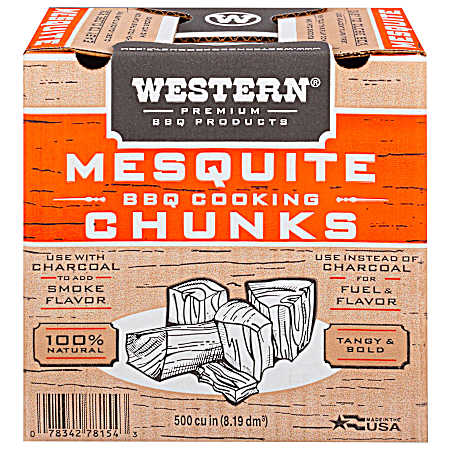 500 cu. in. Mesquite Chunks