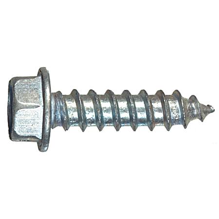 Zinc Slotted Hex Head Sheet Metal Screw