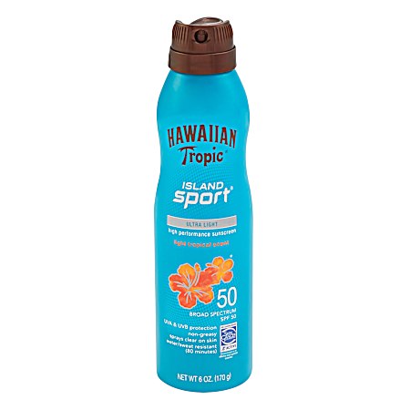 6 oz Island Sport Ultra Light SPF 50 Sunscreen Spray