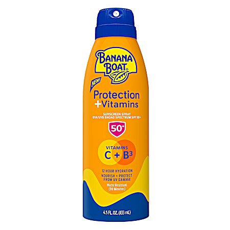 4.5 oz Protection + Vitamins SPF 50 Sunscreen Spray