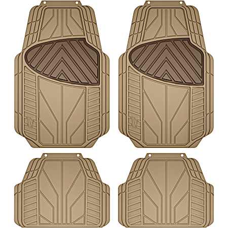4 pc Armor All All-Season Floor Mats - Tan/Brown