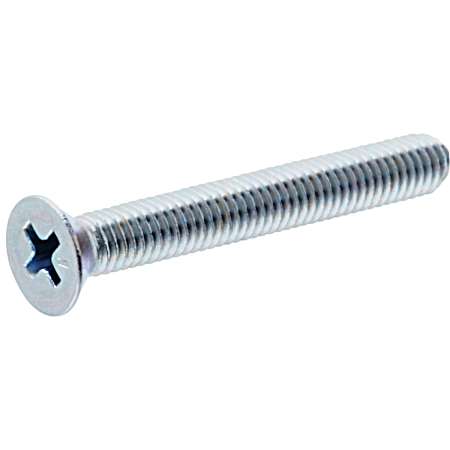 Zinc Flat Head Phillips Machine Screw