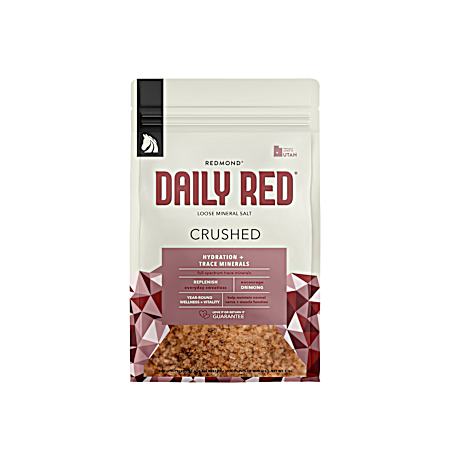 5 lbs Daily Red Loose Mineral Salt - Crushed