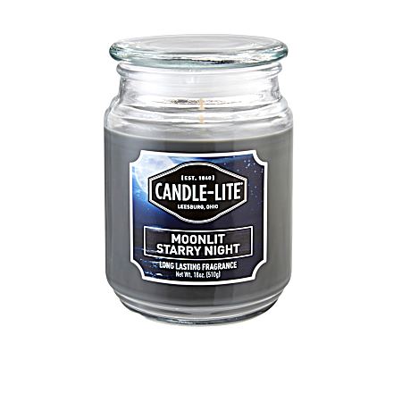 18 Oz Moonlit Starry Night Jar Candle