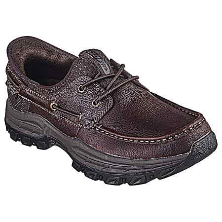 USA Men's Red Brown Knowlson Shore Thing Slip-Ins Shoes