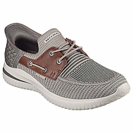 USA Men's Taupe Delson Slip-Ins Shoes