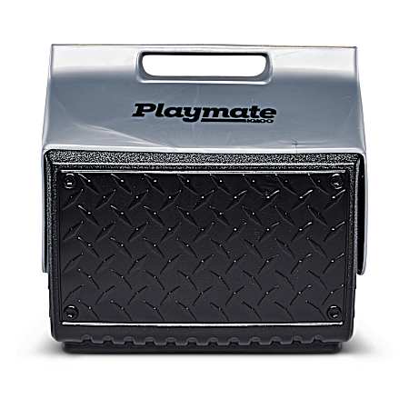 Playmate The Boss 14 qt Silver & Black Cooler