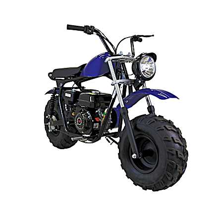 MB200S Mini Bike Blue 196cc 4 Cycle