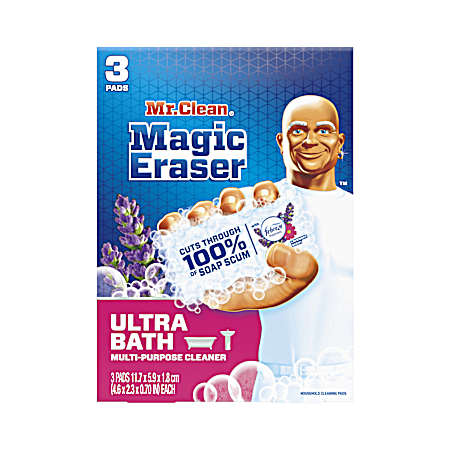 Magic Eraser Ultra Bath Cleaning Pads - 3 Ct.