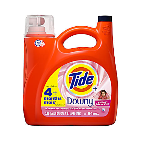 132 oz. HE A Touch of Downy Liquid Detergent - April Fresh Scent