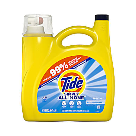 All-In-One 117 oz. Refreshing Breeze Liquid Laundry Detergent