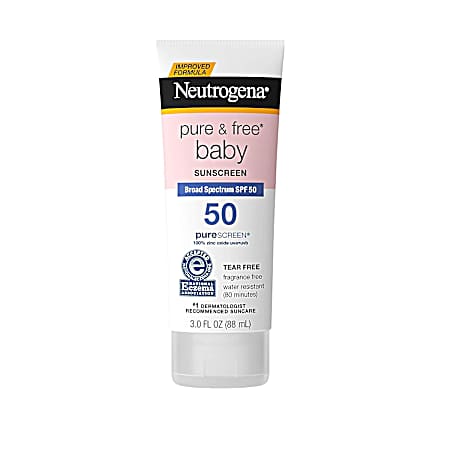 3 oz Pure & Free Baby Sunscreen Lotion - SPF 50