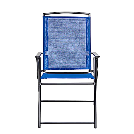 Royal Blue Sling Folding Chair