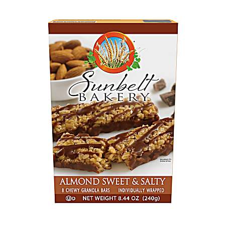 Almond Sweet & Salty Chewy Granola Bars - 8 Pk
