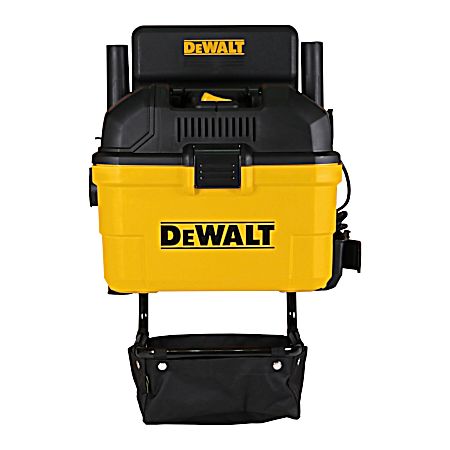 6 Gal Wall-Mounted Wet/Dry Vacuum with Wireless On/Off Control