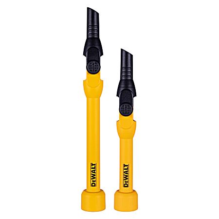 2 pc Pivoting Extension Wands 1-1/4 in. - 2-1/2 in. Wet/Dry Vacuum Accessory