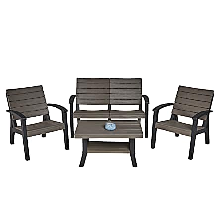 4-pc. Resin Loveseat Set
