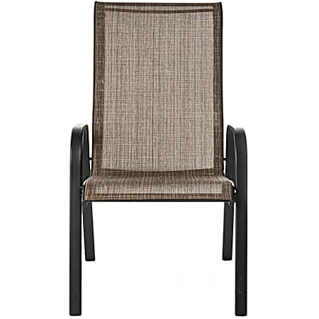 St Croix Tan High Back Stack Chair