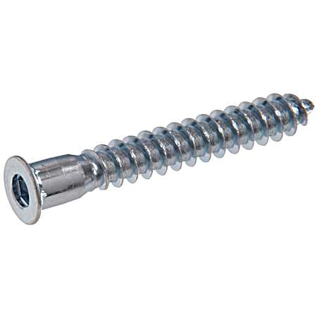 Hex Socket Pointed Tip Zinc Connector Screws - Drill Size 3/16 in.
