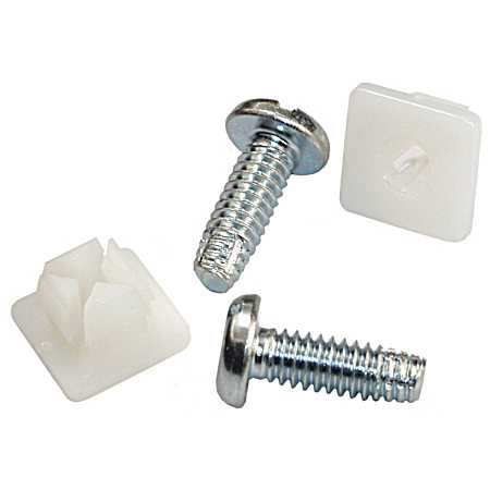Pan Slotted License Plate Bolt Set - 1/4 in.-20 x 3/4 in.