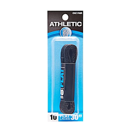 Black Sport Flat Shoe Laces