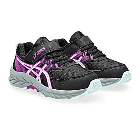 Kids' PS Venture 9 Black Soothing Sea Running Shoes
