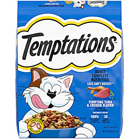 Tempting Tuna & Chicken Flavor Adult Dry Cat Food