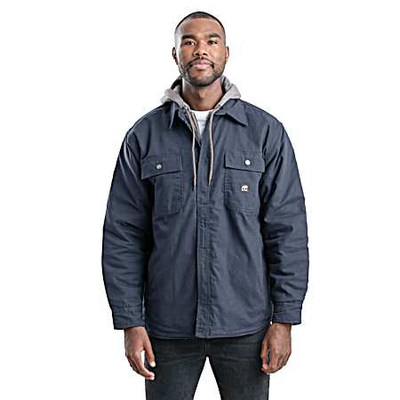 Men's Duck Hooded Shirt Jacket