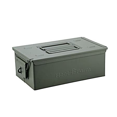 Metal Flat Ammo Can - OD Green