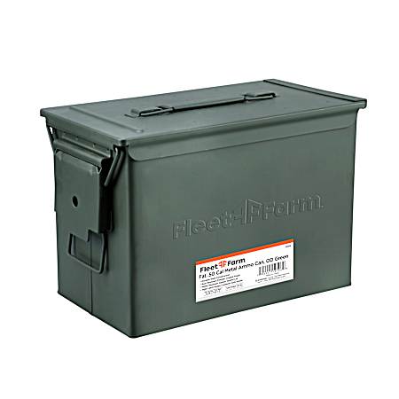 Fat.50 Cal Metal Ammo Can - OD Green